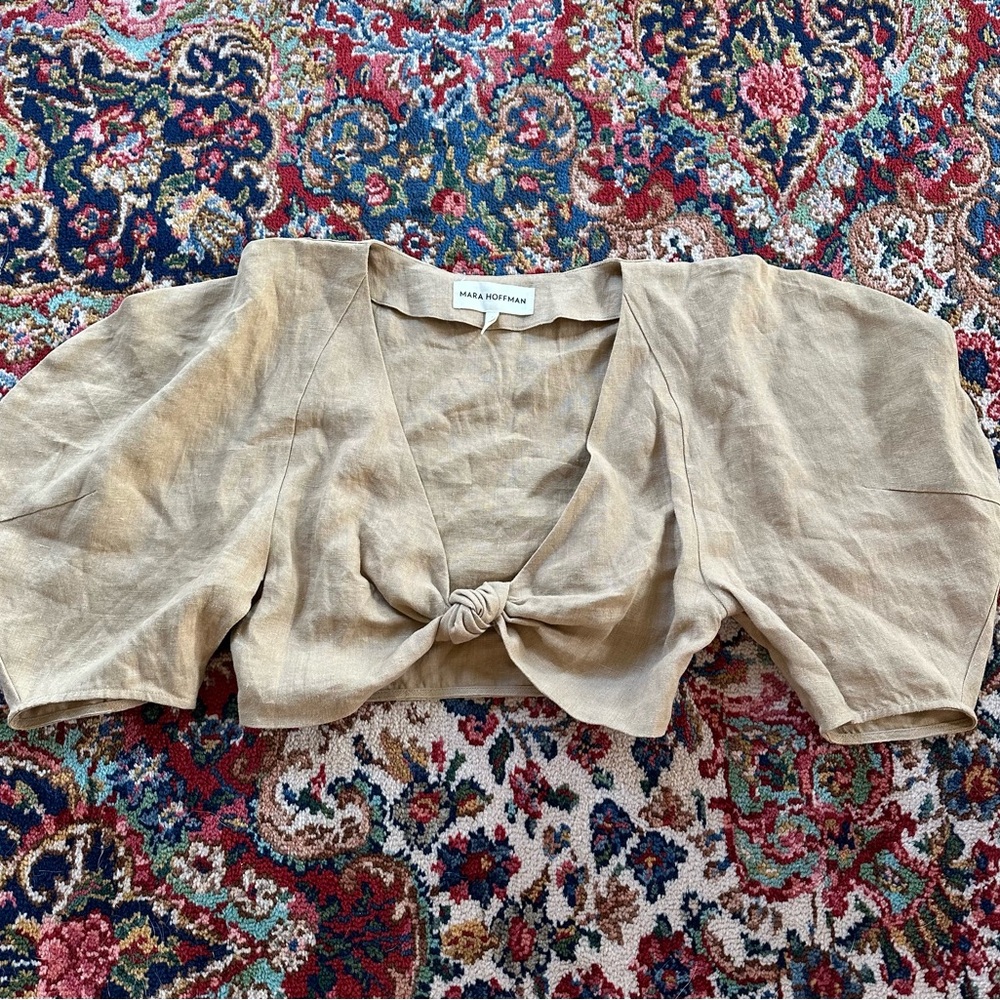 Mara Hoffman tan top